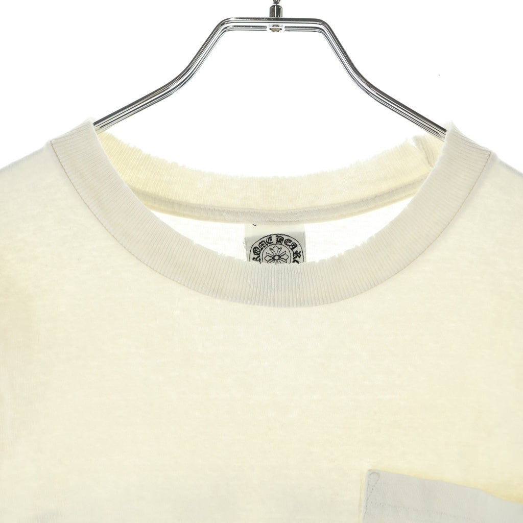 CHROME HEARTS(クロムハーツ) OLD CH S/S TEE オールド ロサンゼルス限定 胸クロスプリント クルーネック半袖Tシャツカットソー ホワイト