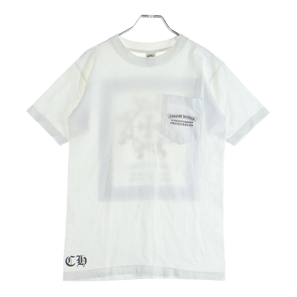 CHROME HEARTS(クロムハーツ) OLD Honolulu CHプラス TEE オールド ホノルル限定 バッグCHプラス 半袖Tシャツ カットソー ホワイト