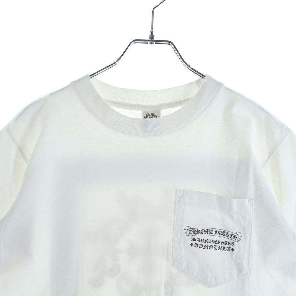CHROME HEARTS(クロムハーツ) OLD Honolulu CHプラス TEE オールド ホノルル限定 バッグCHプラス 半袖Tシャツ カットソー ホワイト