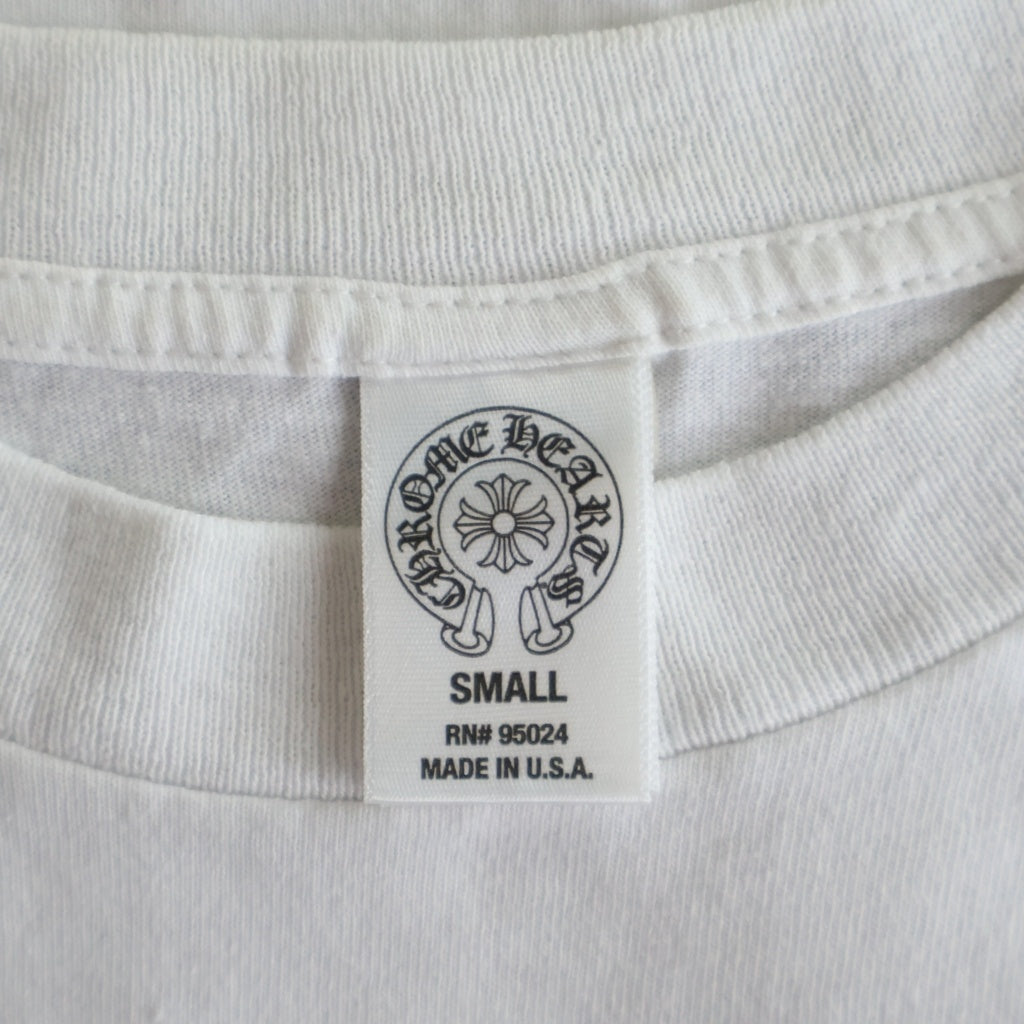 CHROME HEARTS(クロムハーツ) OLD Honolulu CHプラス TEE オールド ホノルル限定 バッグCHプラス 半袖Tシャツ カットソー ホワイト