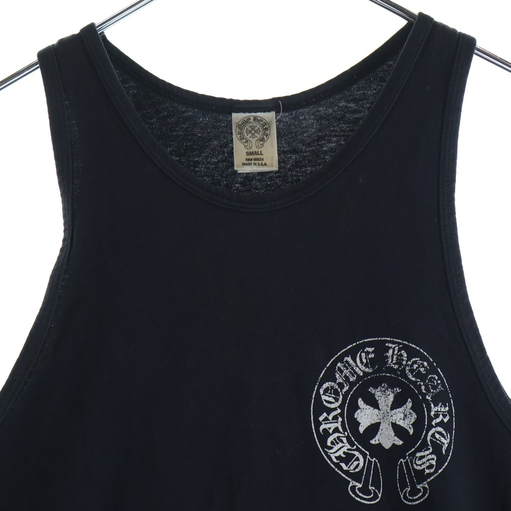 CHROME HEARTS(クロムハーツ) OLD バック英字プリント タンクトップ ブラック