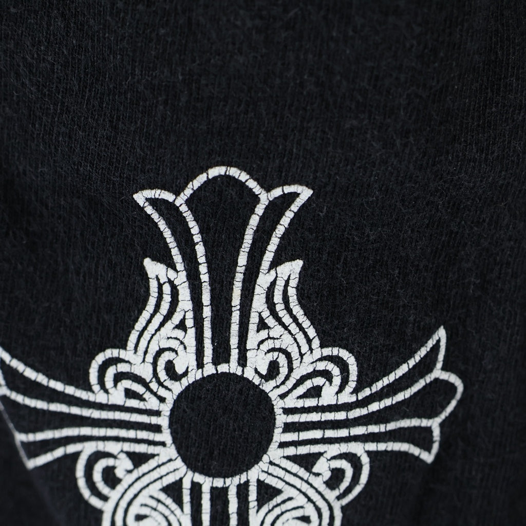 CHROME HEARTS(クロムハーツ) OLD CH S/S TEE オールド ニューヨーク限定 胸クロスプリント クルーネック半袖Tシャツカットソー ブラック