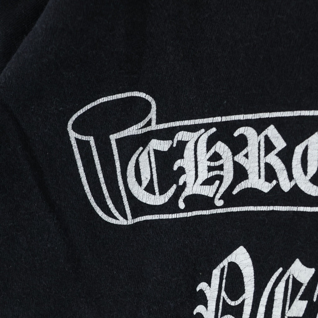 CHROME HEARTS(クロムハーツ) OLD CH S/S TEE オールド ニューヨーク限定 胸クロスプリント クルーネック半袖Tシャツカットソー ブラック