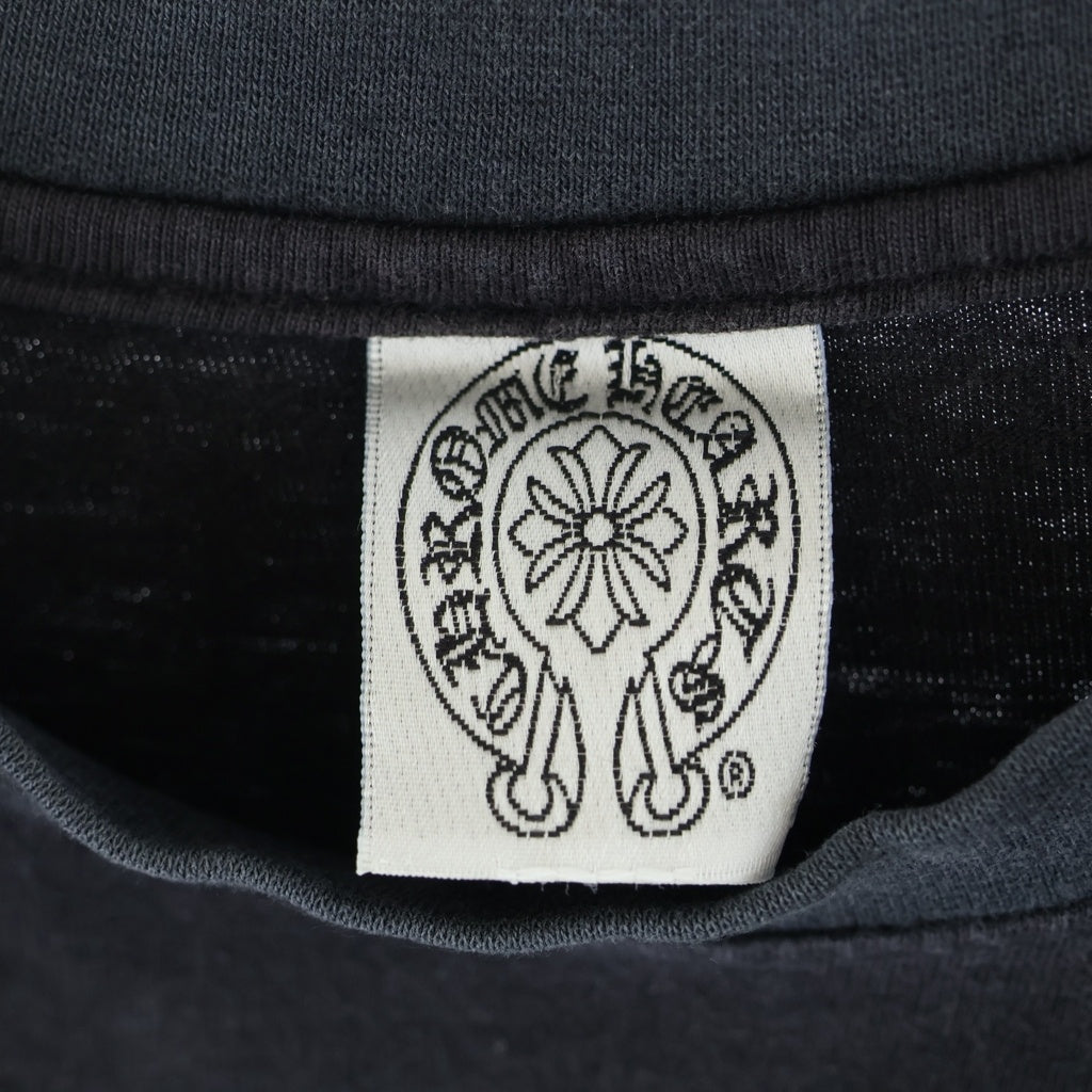 CHROME HEARTS(クロムハーツ) OLD CH S/S TEE オールド ニューヨーク限定 胸クロスプリント クルーネック半袖Tシャツカットソー ブラック