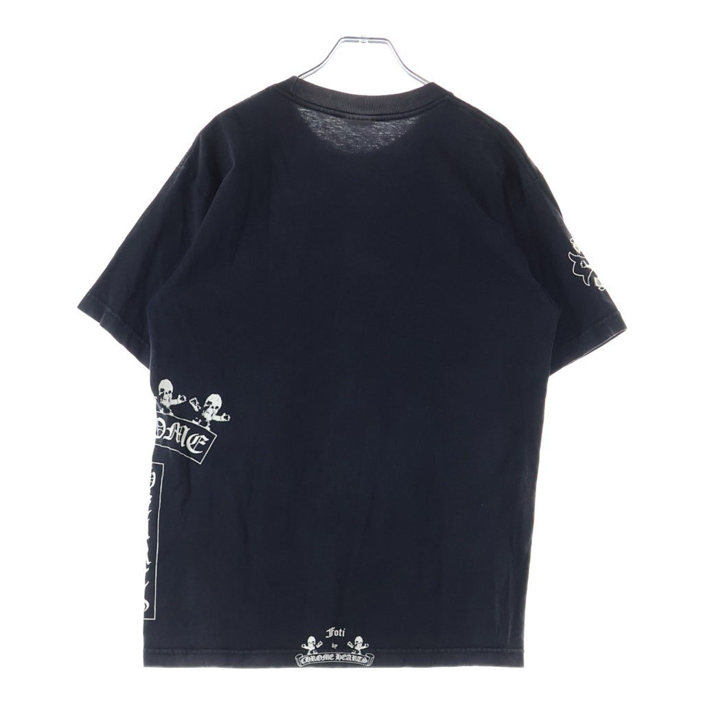 CHROME HEARTS(クロムハーツ) OLD CH FOTI PRINT TEE フォティプリント 半袖Tシャツ カットソー ブラック