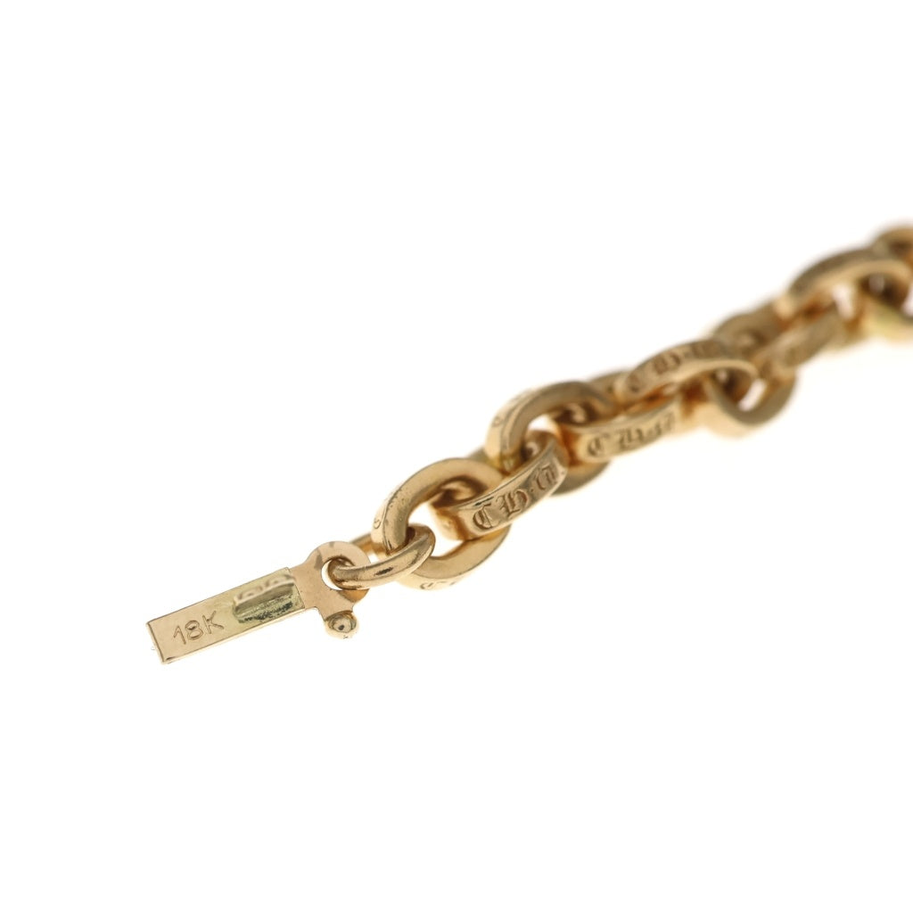 CHROME HEARTS(クロムハーツ) 22K PAPER CHAIN 22 ペーパーチェーン 22inch ゴールドネックレス