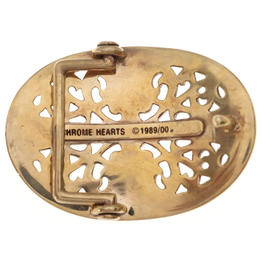 CHROME HEARTS(クロムハーツ) BCKL OVAL CRS BRNZ 1.5 1.5オーバルクロス ブロンズバックル