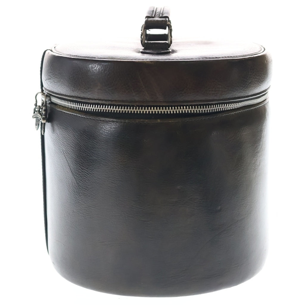 CHROME HEARTS(クロムハーツ) VANITY BAG レザー バニティバッグ ポーチ ハンドバッグ ブラック