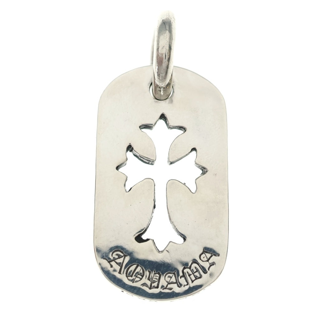 CHROME HEARTS(クロムハーツ) D TAG SML CO CRS カットアウトクロスドッグタグ 青山限定スモールドッグタグネックレストップ