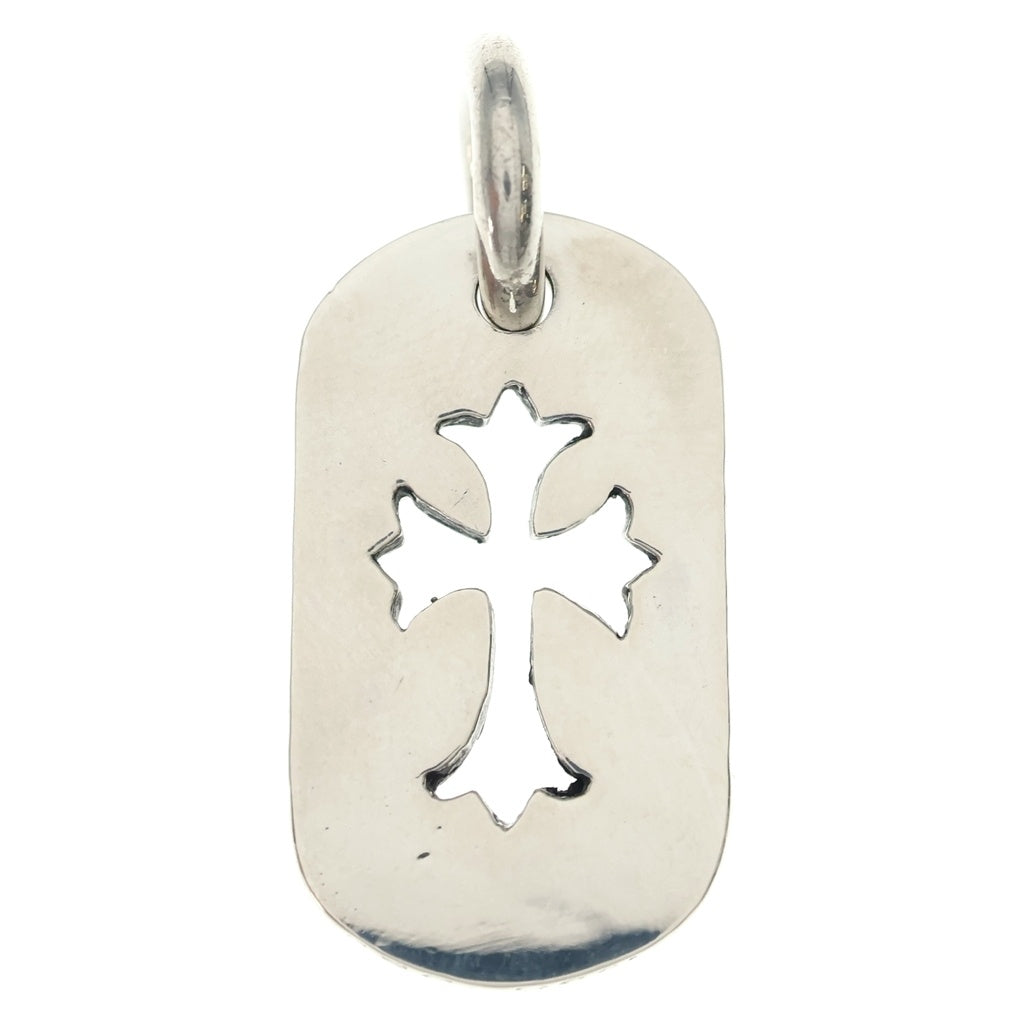 CHROME HEARTS(クロムハーツ) D TAG SML CO CRS カットアウトクロスドッグタグ 青山限定スモールドッグタグネックレストップ