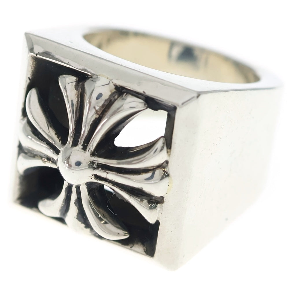 CHROME HEARTS(クロムハーツ) LETTER BLOCK レターブロックCHプラス リング シルバー