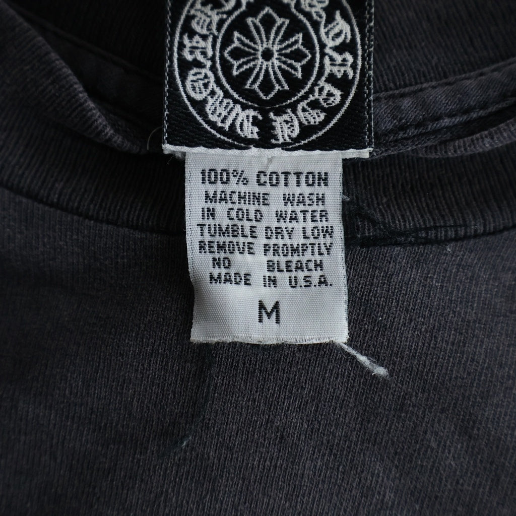 CHROME HEARTS(クロムハーツ) OLD CH S/S TEE オールド ニューヨーク限定 胸クロスプリント クルーネック半袖Tシャツカットソー ブラック