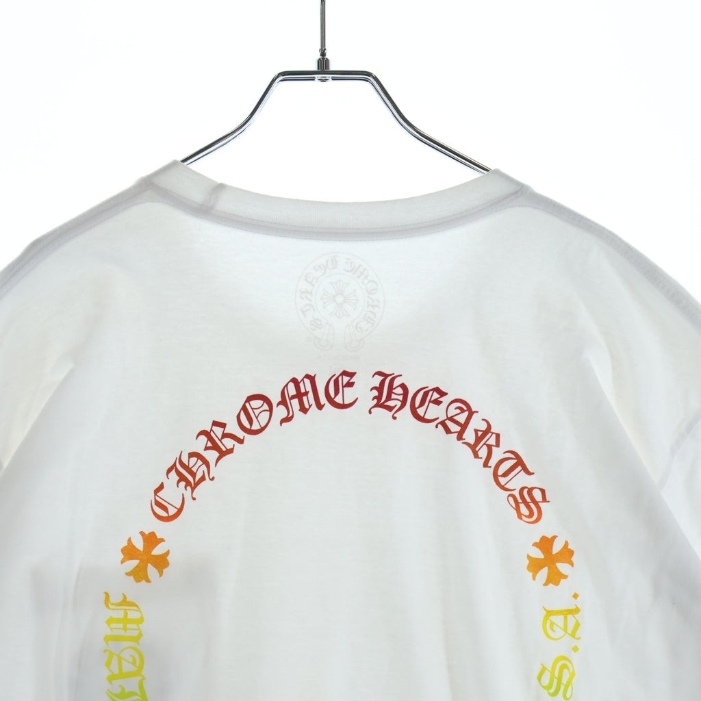 CHROME HEARTS(クロムハーツ) Back Grad Circle Logo Tee バックグラデーション サークルロゴ Tシャツ ホワイト
