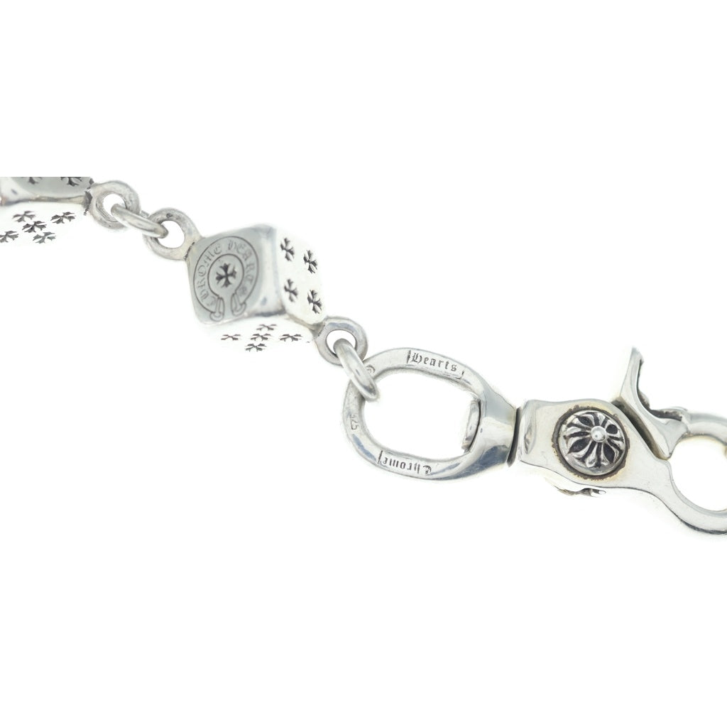 CHROME HEARTS(クロムハーツ) DICE LINK-2 2クリップダイス シルバーウォレットチェーン