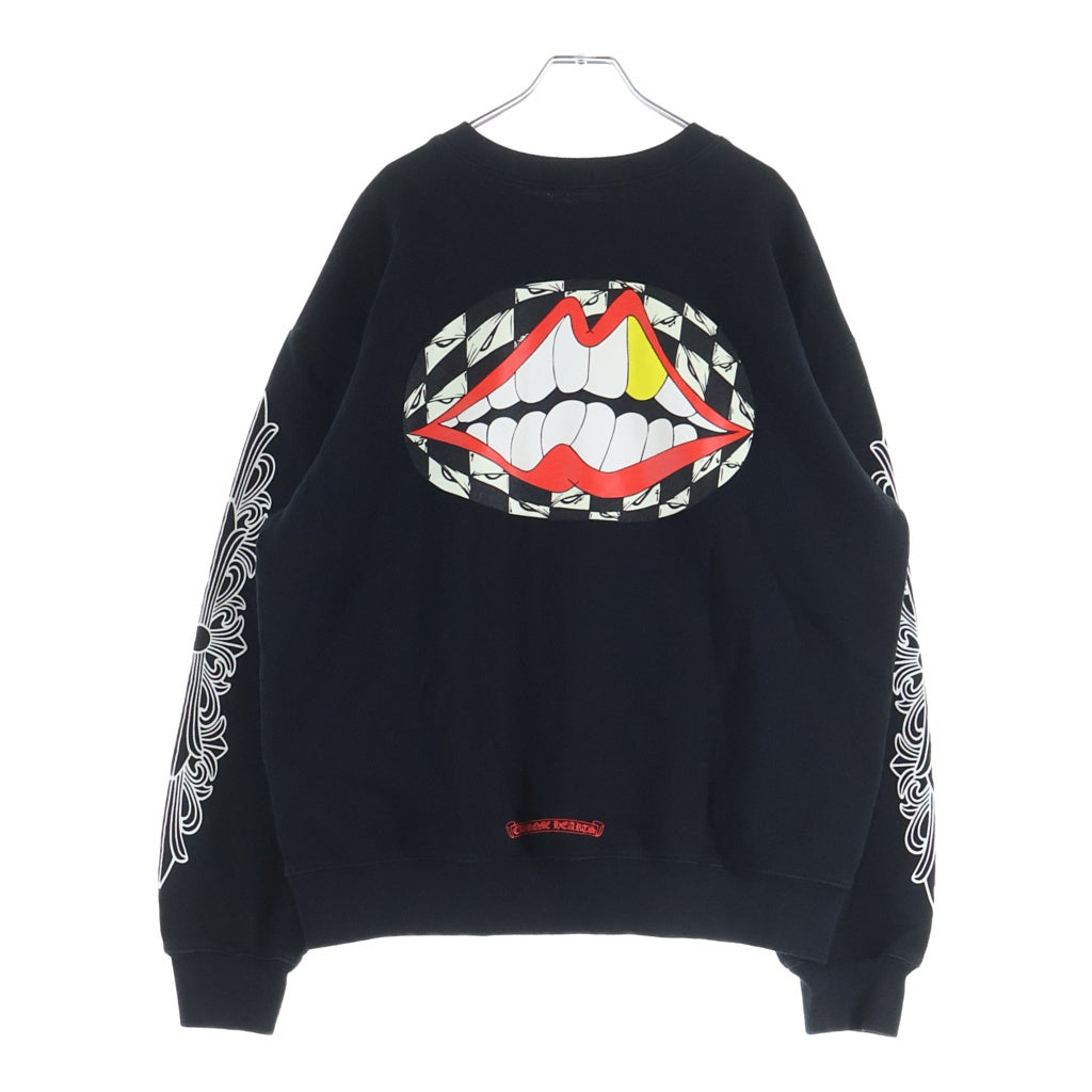 CHROME HEARTS(クロムハーツ) 99 EYES CHOMPER SWTSHRT MATTY BOYバックプリントスウェットカットソー ブラック