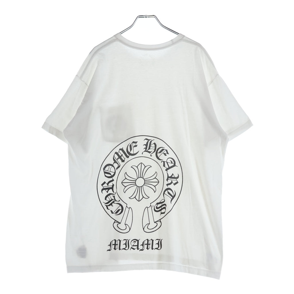CHROME HEARTS(クロムハーツ) CH T-SHRT LTD Miami限定バックホースシュープリントTシャツ