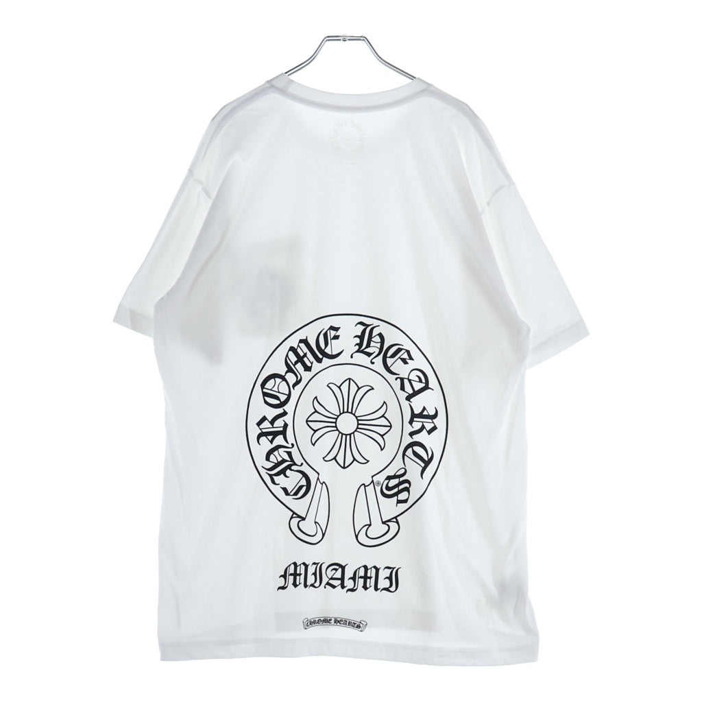 CHROME HEARTS(クロムハーツ) CH T-SHRT LTD Miami限定バックホースシュープリントTシャツ