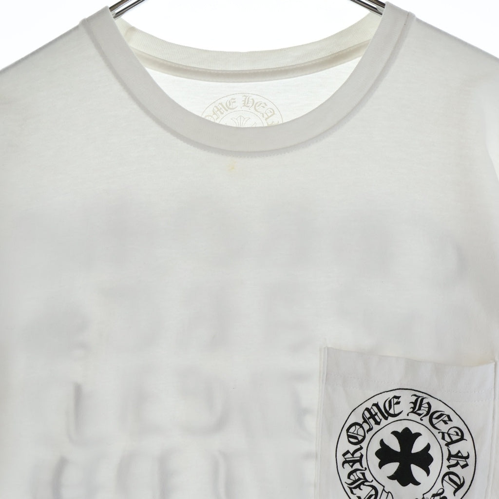 CHROME HEARTS(クロムハーツ) CH T-SHRT 1 バック英字プリント半袖Tシャツ ブラック