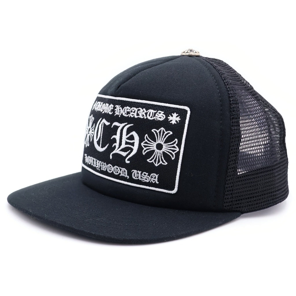 CHROME HEARTS(クロムハーツ) TRUCKER CAP トラッカーキャップ CHパッチクロスボール付メッシュ帽子