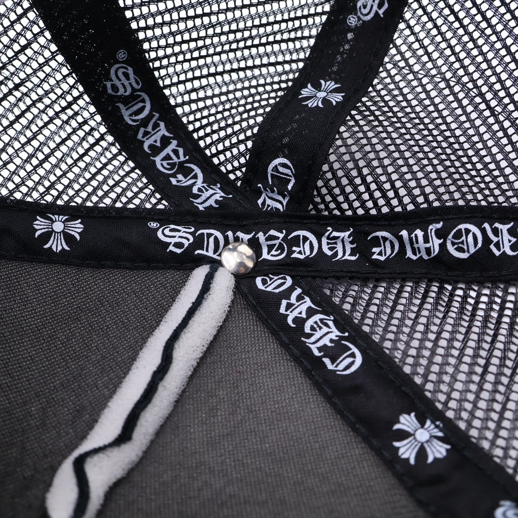 CHROME HEARTS(クロムハーツ) TRUCKER CAP トラッカーキャップ CHパッチクロスボール付メッシュ帽子