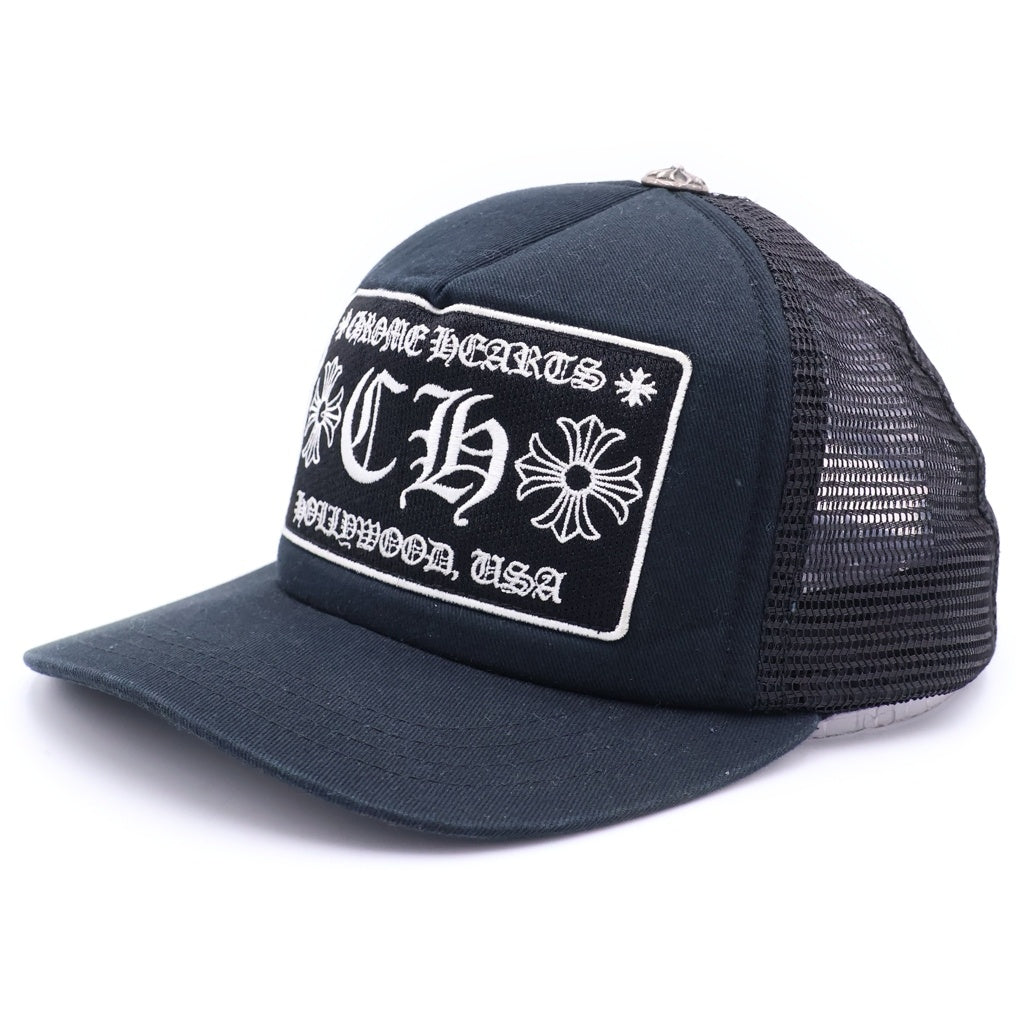 CHROME HEARTS(クロムハーツ) TRUCKER CAP CHパッチ メッシュ トラッカーキャップ 帽子 ブラック