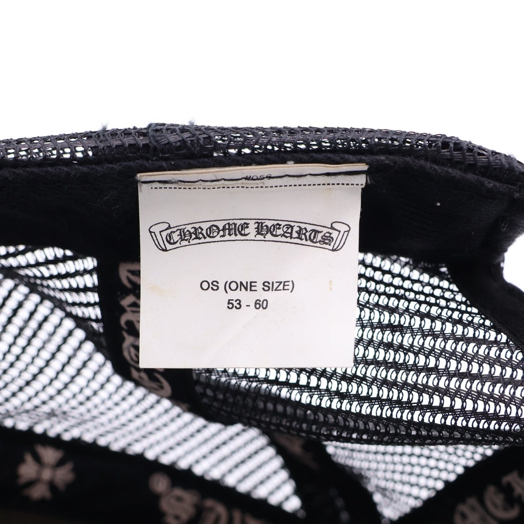 CHROME HEARTS(クロムハーツ) TRUCKER CAP CHパッチ メッシュ トラッカーキャップ 帽子 ブラック