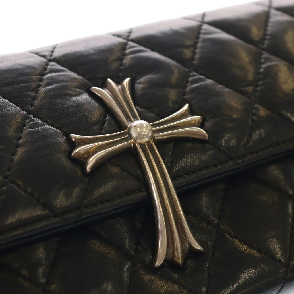 CHROME HEARTS(クロムハーツ) DINNER LG CH CROSS ディナー ラージCHクロス付レザークラッチバッグ