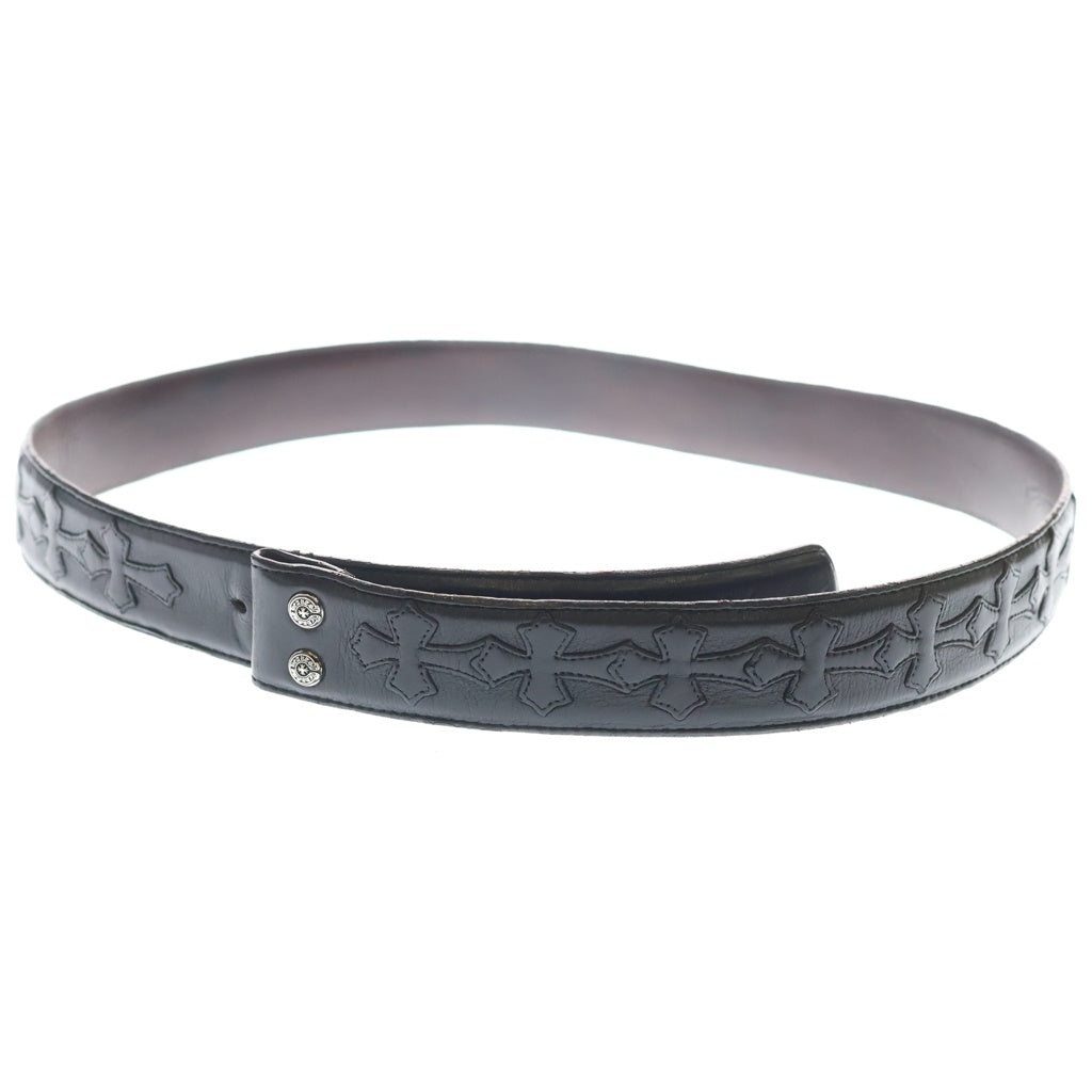 CHROME HEARTS(クロムハーツ) 1.5 STRAP CEMETERY 1.5inchセメタリークロスパッチ レザーベルト
