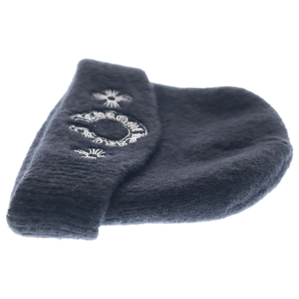CHROME HEARTS(クロムハーツ) WOOL WATCH CAP CHプラス ホースシューニットキャップ ビーニー帽子 ブラック