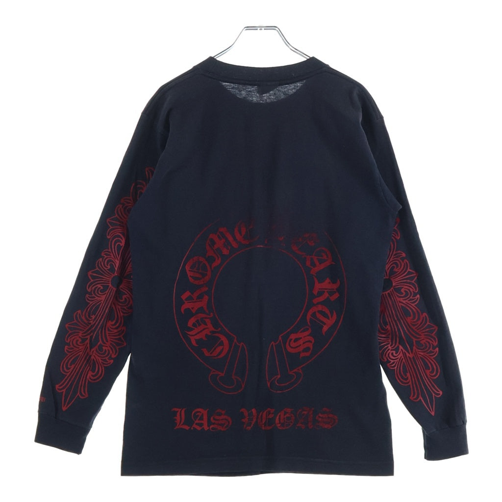 CHROME HEARTS(クロムハーツ) OLD オールド袖フローラル ホースシュープリント ラスベガス限定 長袖Tシャツカットソー