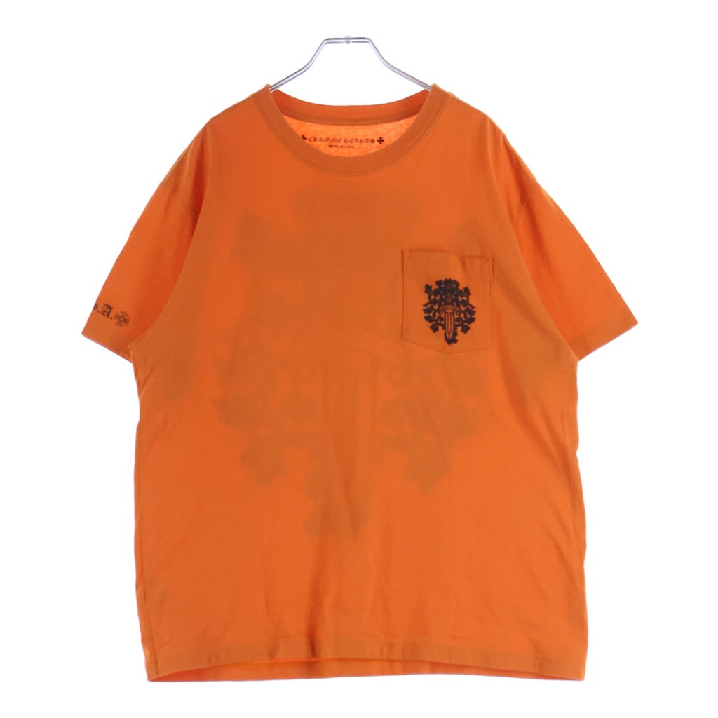 CHROME HEARTS(クロムハーツ) VINE DGR T-SHRT ヴァインダガープリントTシャツ オレンジ