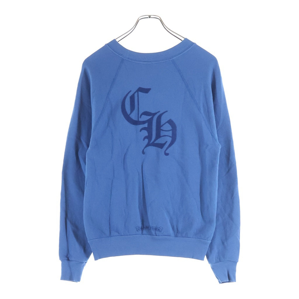 CHROME HEARTS(クロムハーツ) 7-11 CREW バックCHロゴ刺繍スウェット ブルー レディース