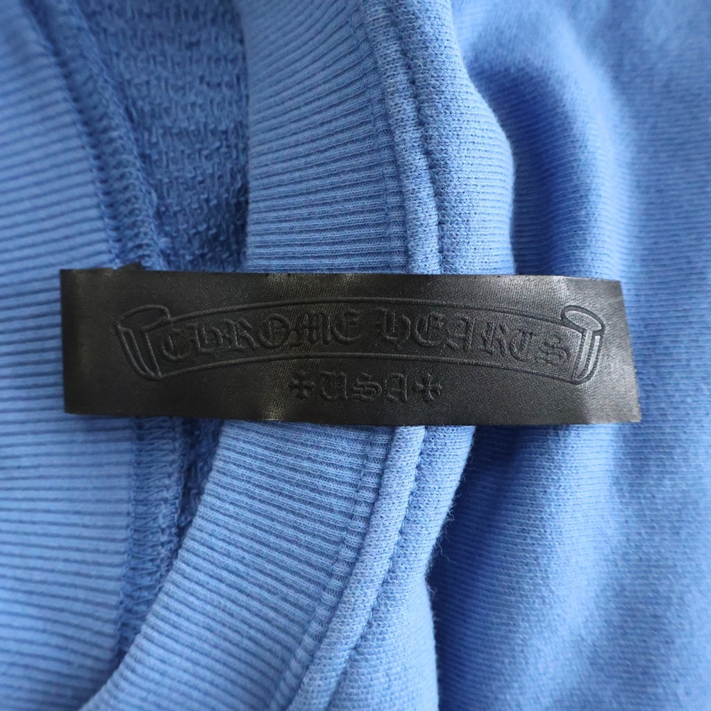 CHROME HEARTS(クロムハーツ) 7-11 CREW バックCHロゴ刺繍スウェット ブルー レディース