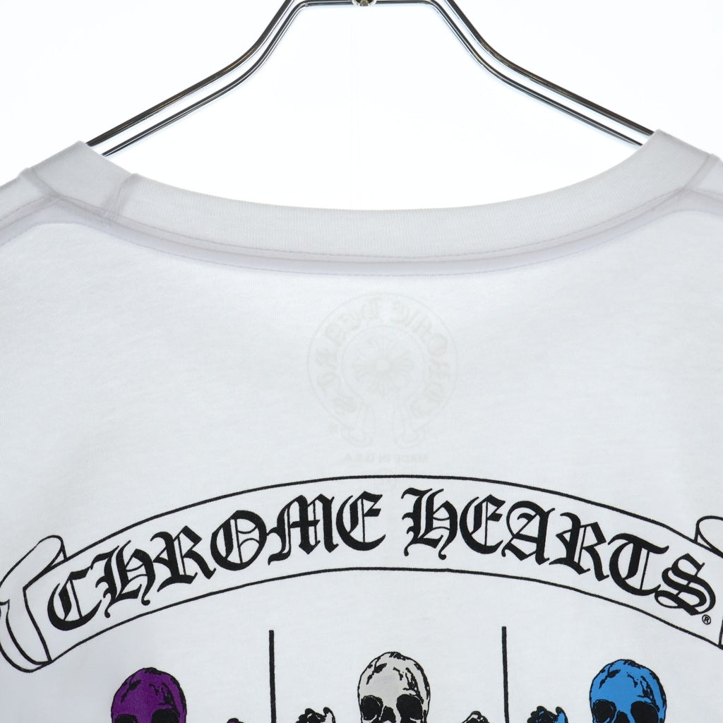 CHROME HEARTS(クロムハーツ) CH T-SHRT FOTI FOTIプリントロングTシャツ ホワイト/マルチ