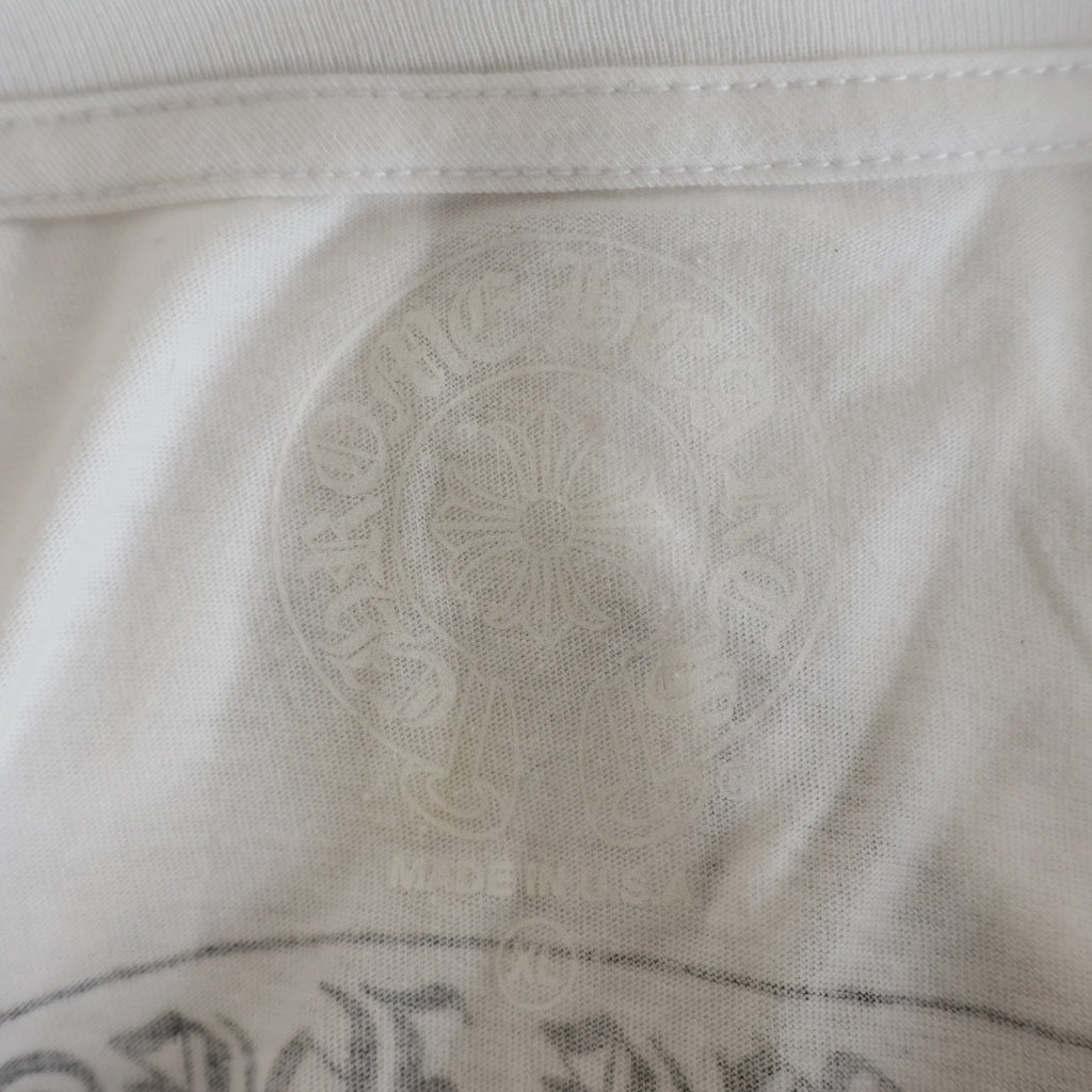 CHROME HEARTS(クロムハーツ) CH T-SHRT FOTI FOTIプリントロングTシャツ ホワイト/マルチ