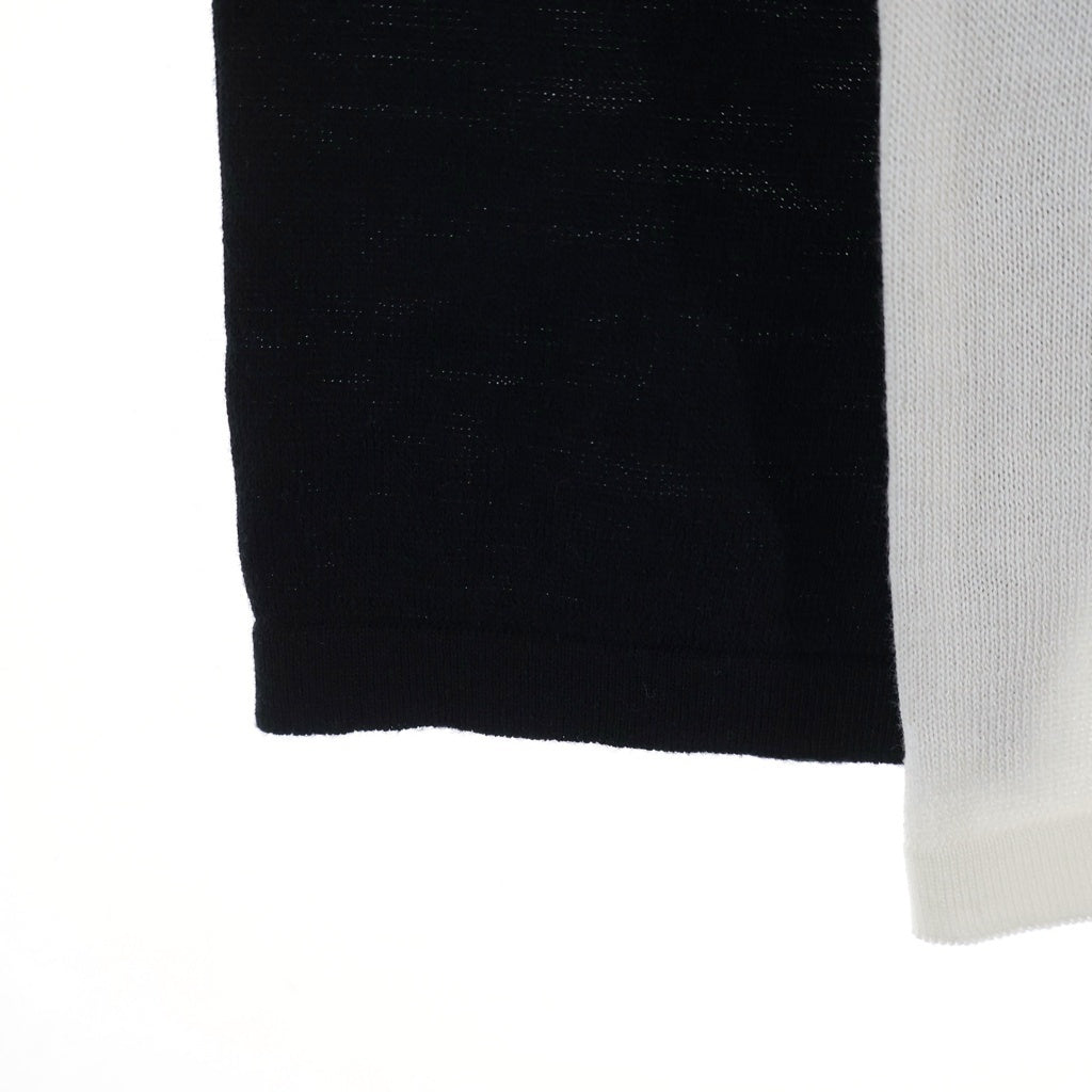 CHROME HEARTS(クロムハーツ) Y NOT CRS PATCH トリプルクロスパッチ付き 長袖ラグランTシャツ カットソー ホワイト/ブラック