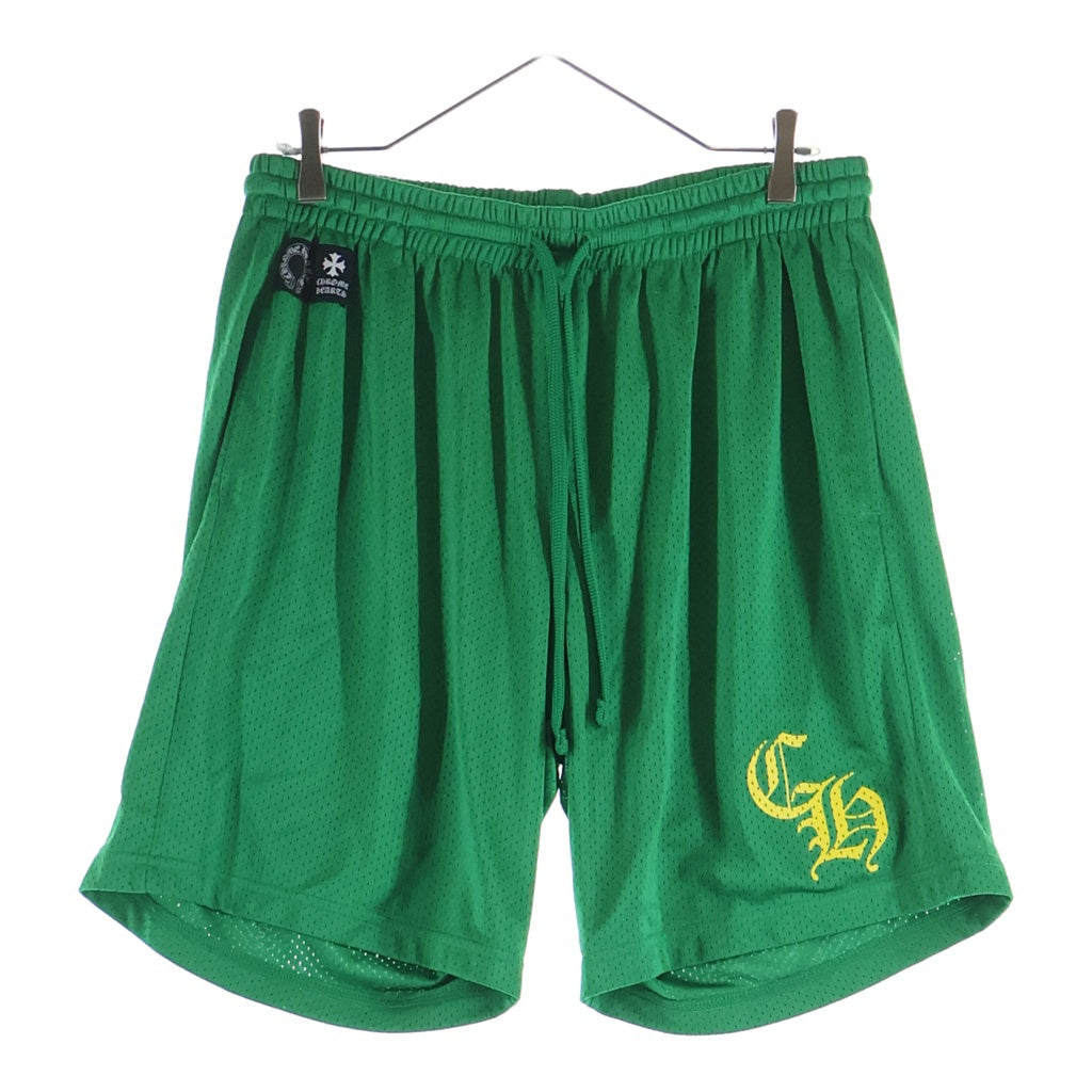 CHROME HEARTS(クロムハーツ) MESH VARSITY SHORTS CHプリントメッシュハーフパンツ グリーン