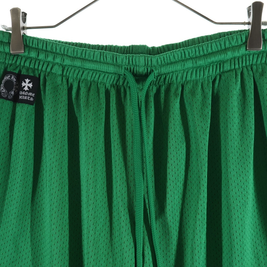 CHROME HEARTS(クロムハーツ) MESH VARSITY SHORTS CHプリントメッシュハーフパンツ グリーン