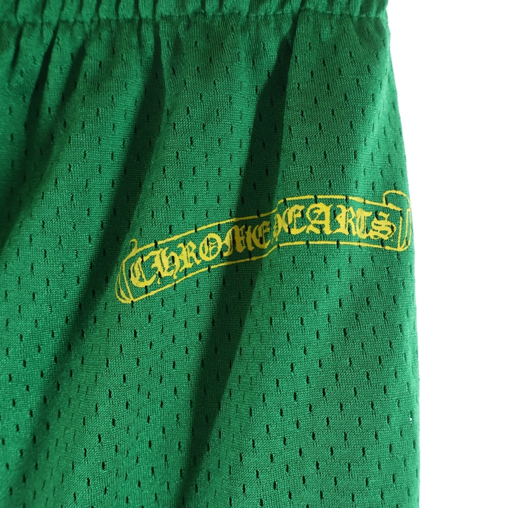 CHROME HEARTS(クロムハーツ) MESH VARSITY SHORTS CHプリントメッシュハーフパンツ グリーン