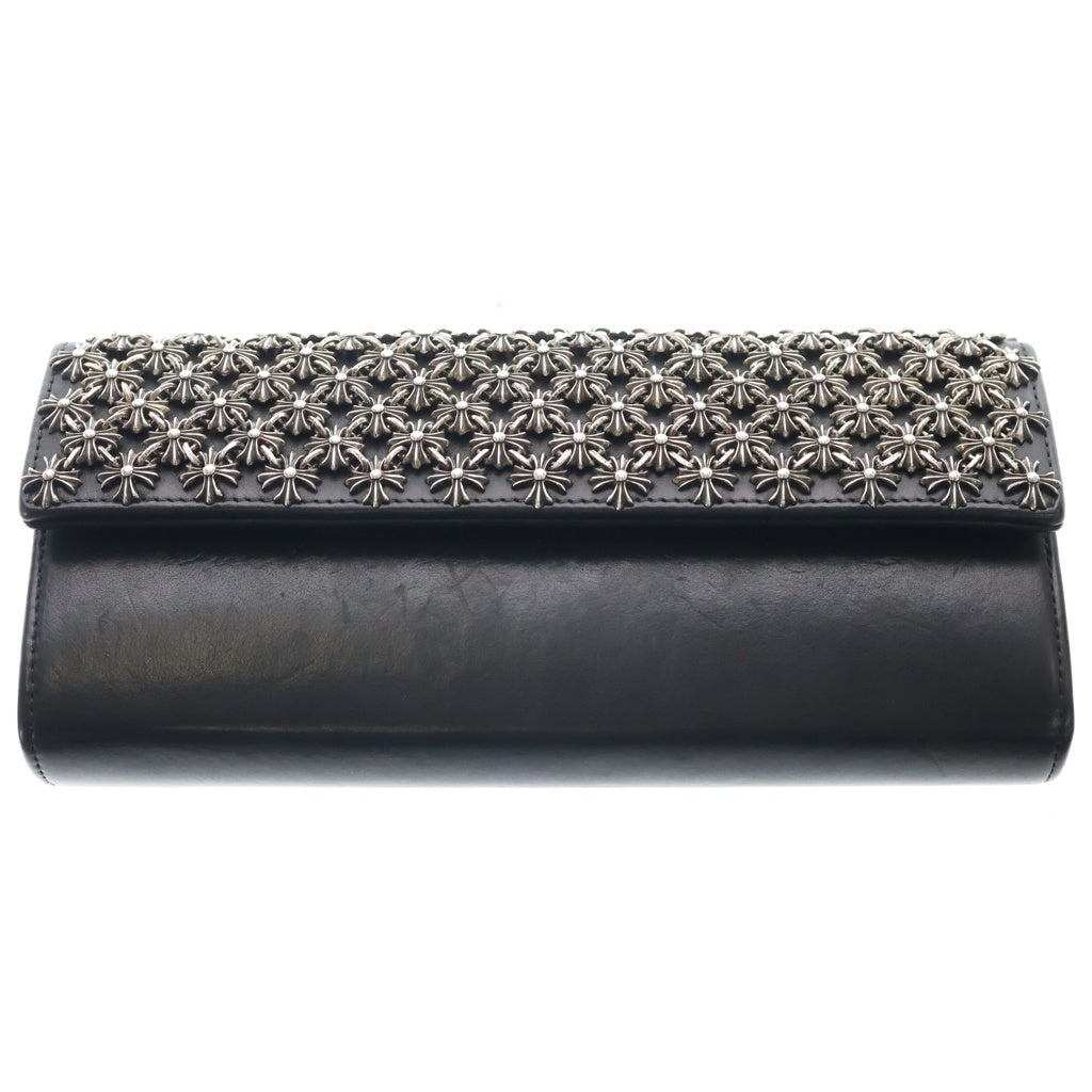 CHROME HEARTS(クロムハーツ) CHAIN MAIL BAG チェーン メイル クラッチバッグ ブラック/シルバー
