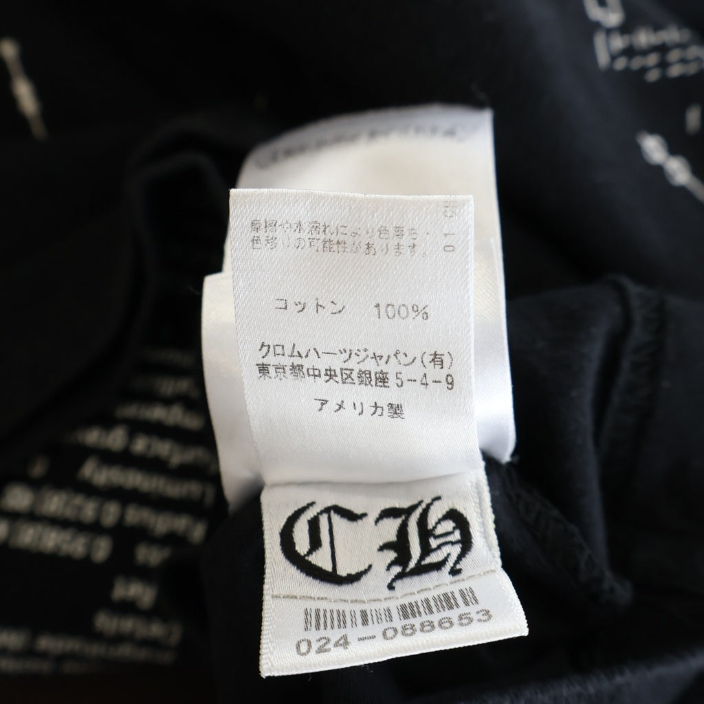 CHROME HEARTS(クロムハーツ) FOTI S/S TEE オールド フォティプリント クルーネック 半袖Tシャツ ブラック
