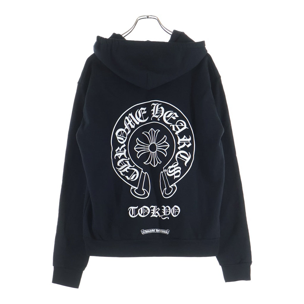 CHROME HEARTS(クロムハーツ) SWTSHRT HD ZIP LTD 東京限定バックホースシュープリントジップパーカー
