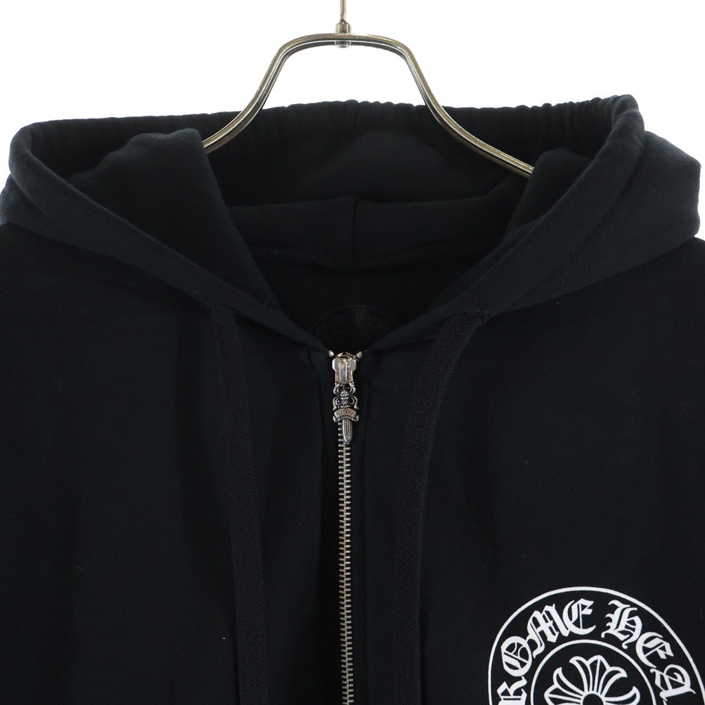 CHROME HEARTS(クロムハーツ) SWTSHRT HD ZIP LTD 東京限定バックホースシュープリントジップパーカー