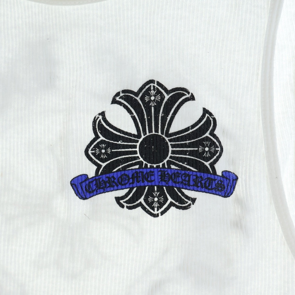CHROME HEARTS(クロムハーツ) OLD CH PLUS TANK CHプラス ロゴ タンクトップ ノースリーブ ホワイト