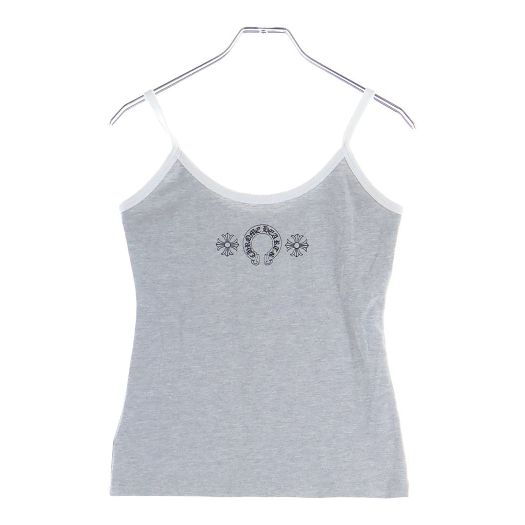 CHROME HEARTS(クロムハーツ) ホースシューロゴプリントキャミソールキャミソール グレー レディース