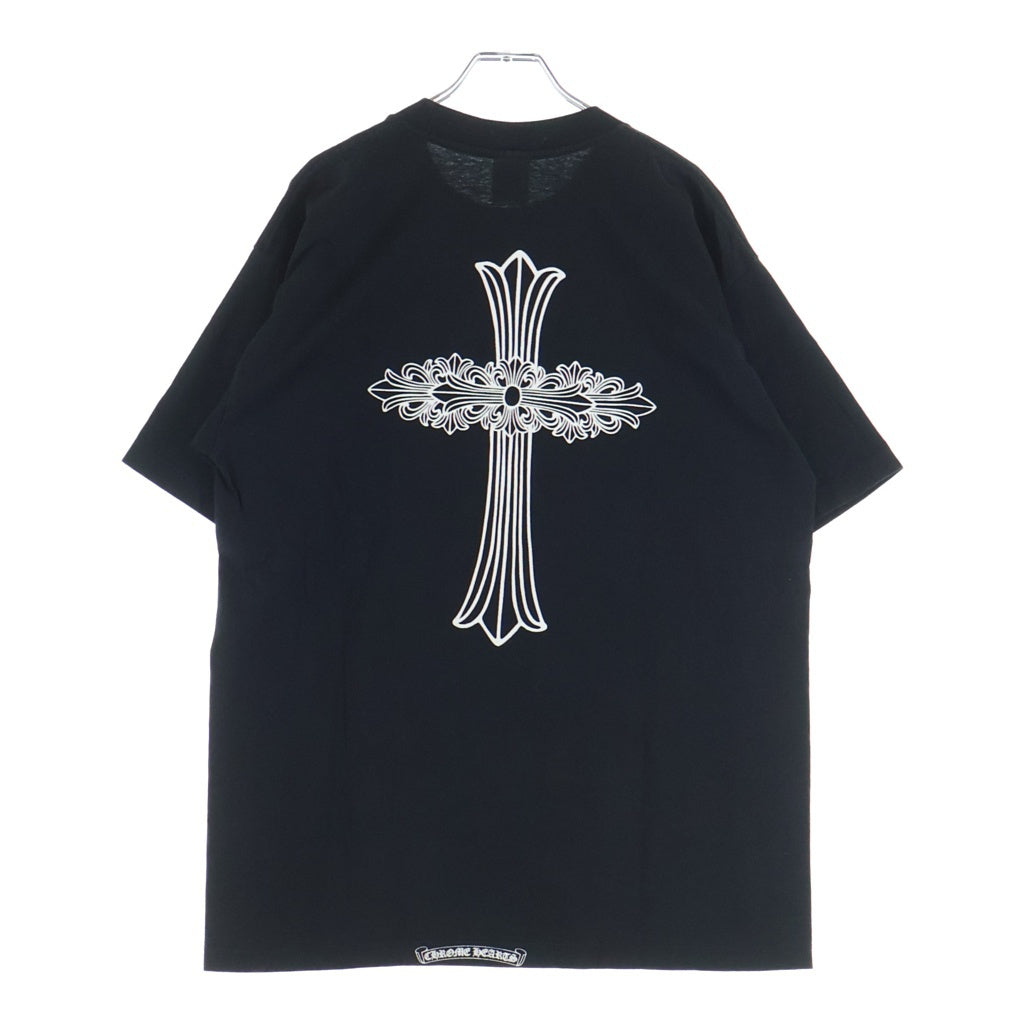 CHROME HEARTS(クロムハーツ) OLD FLORAL オールドフローラル バッグプリント半袖Tシャツ ブラック