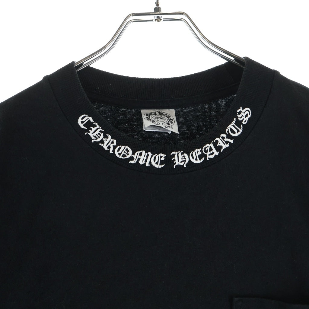 CHROME HEARTS(クロムハーツ) OLD FLORAL オールドフローラル バッグプリント半袖Tシャツ ブラック