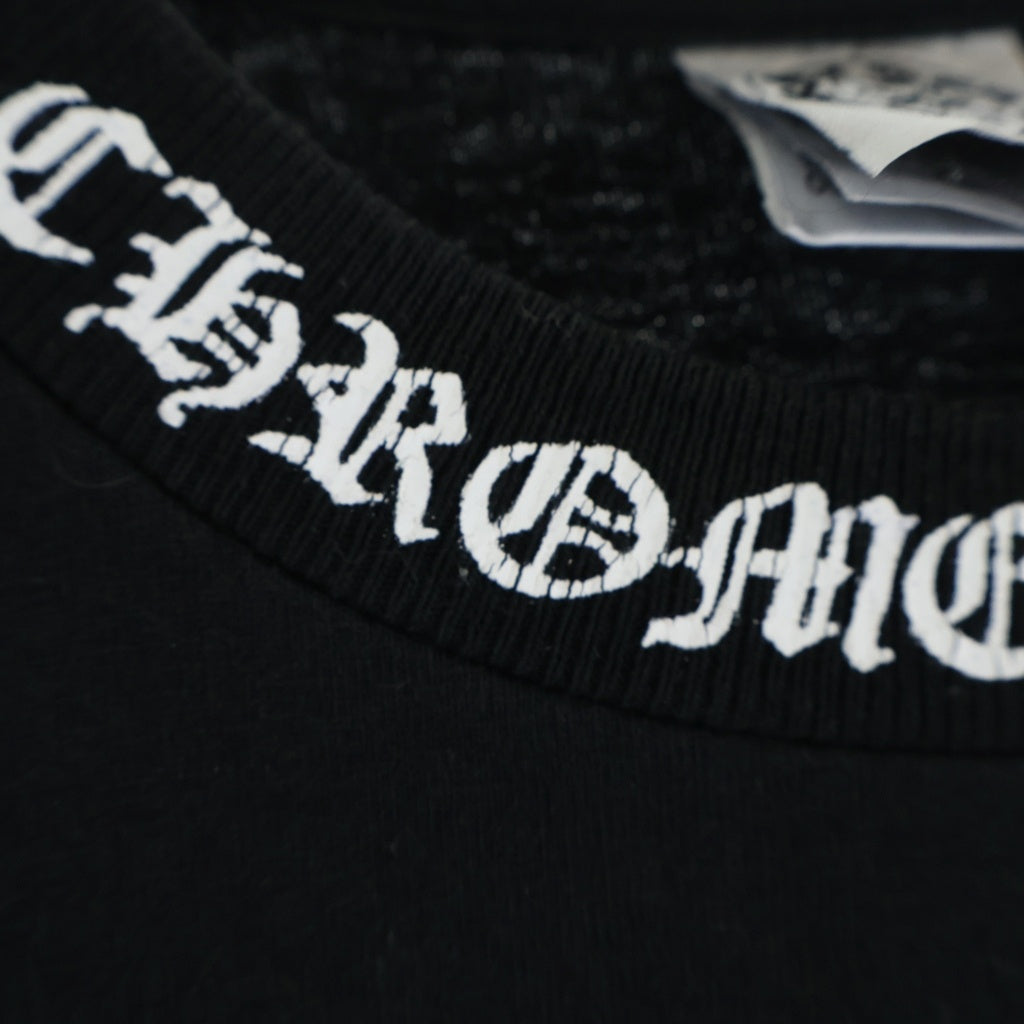 CHROME HEARTS(クロムハーツ) OLD FLORAL オールドフローラル バッグプリント半袖Tシャツ ブラック