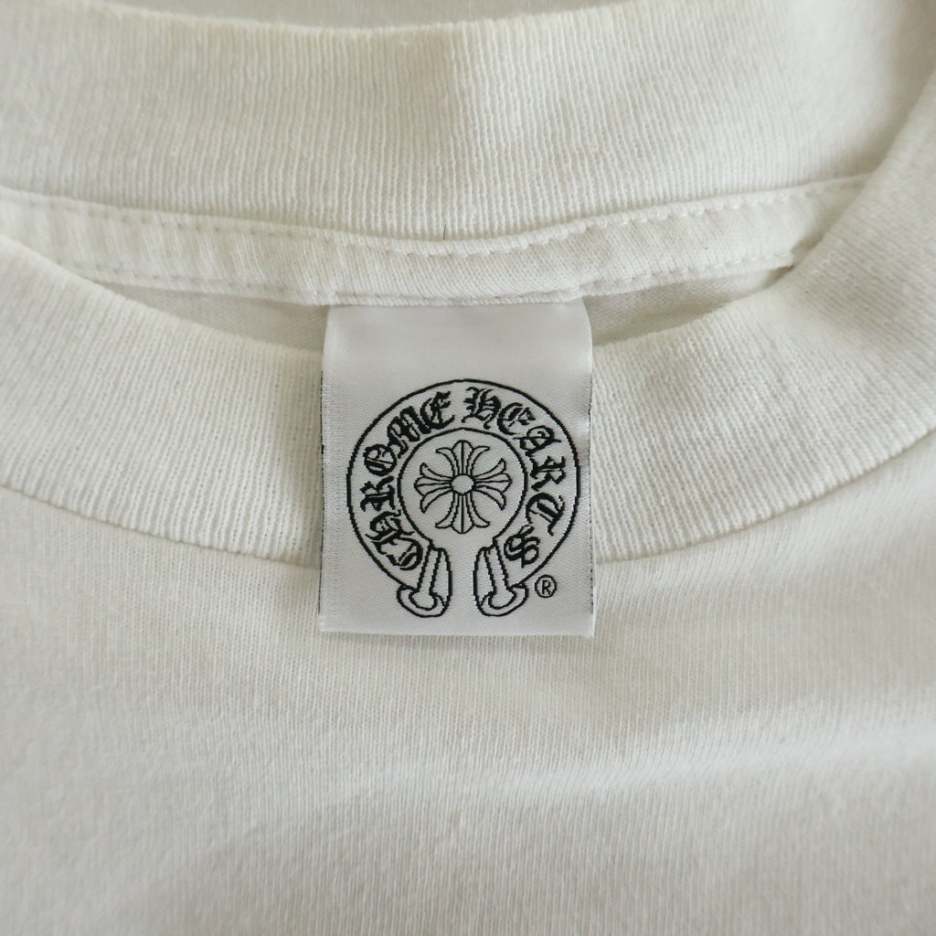 CHROME HEARTS(クロムハーツ) OLD ヴァインダガープリント 半袖Tシャツ カットソー ホワイト
