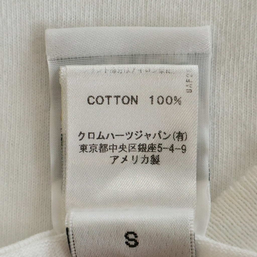 CHROME HEARTS(クロムハーツ) OLD ヴァインダガープリント 半袖Tシャツ カットソー ホワイト